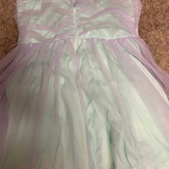 Pastel colored short formal dress - Picture 11 of 12